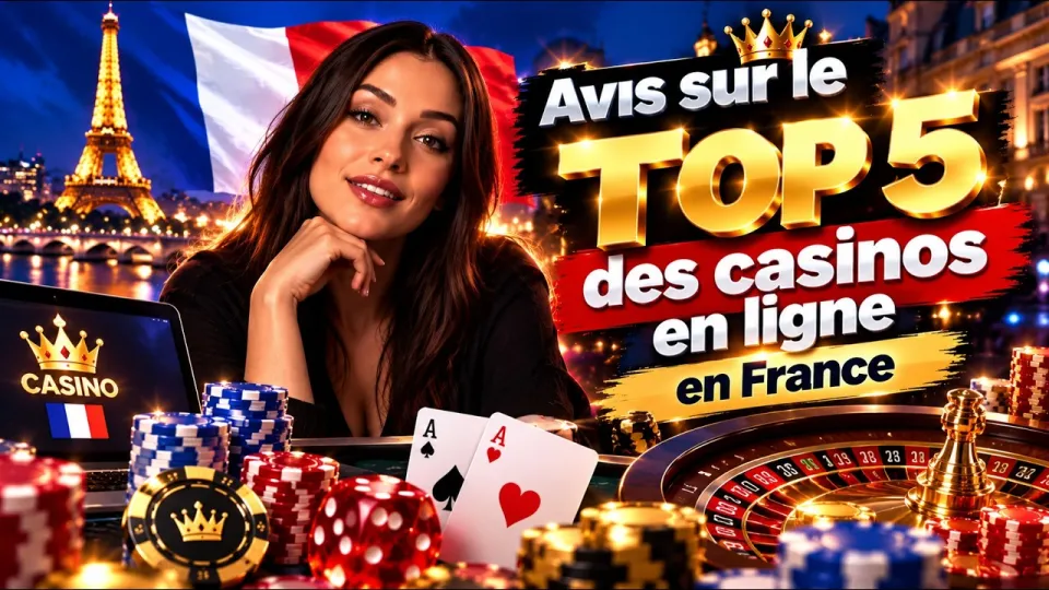Avis sur le TOP 5 des casinos en ligne en France  🏆✨ Avis casino